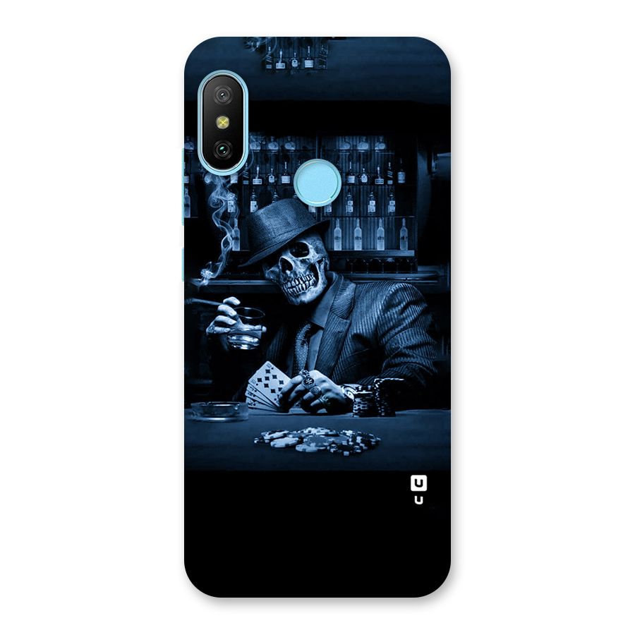 Cool Skull Cards Back Case for Redmi 6 Pro