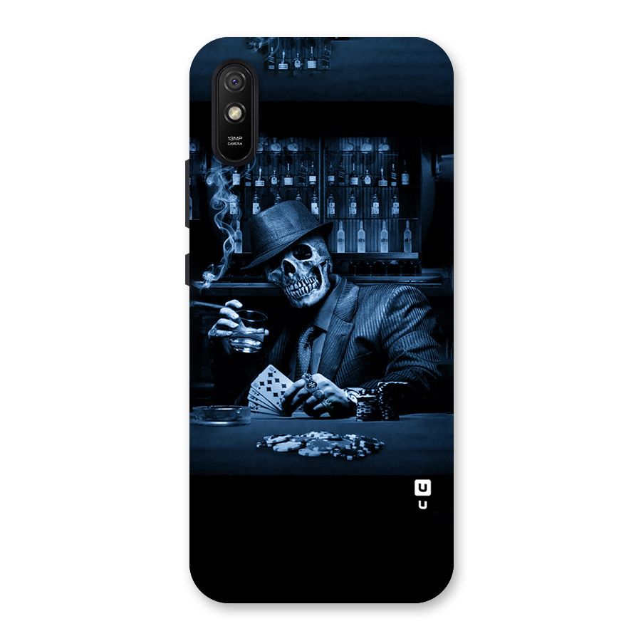 Cool Skull Cards Back Case for Redmi 9A