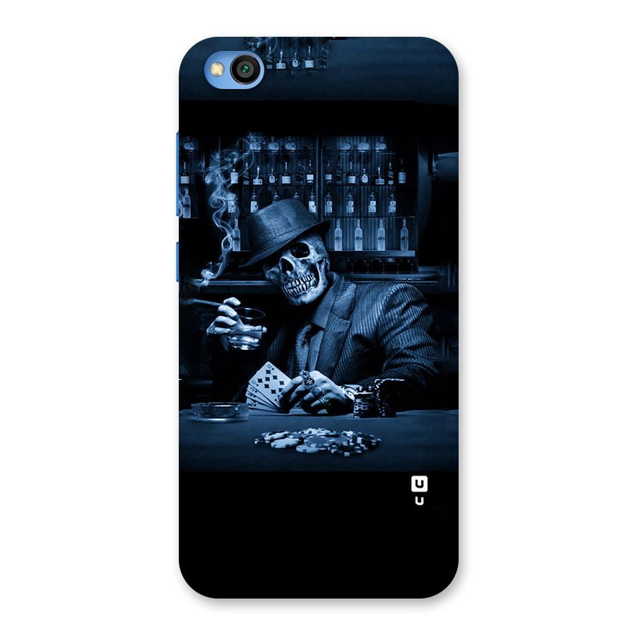 Cool Skull Cards Back Case for Redmi Go