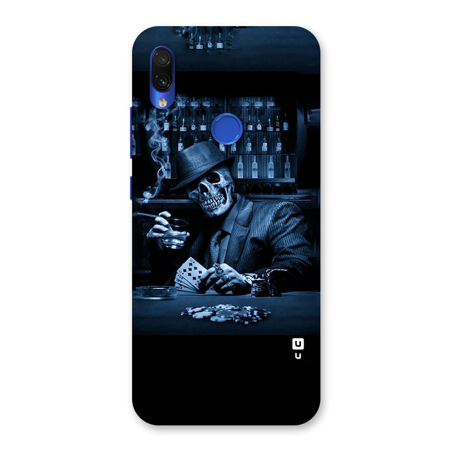 Cool Skull Cards Back Case for Redmi Note 7S