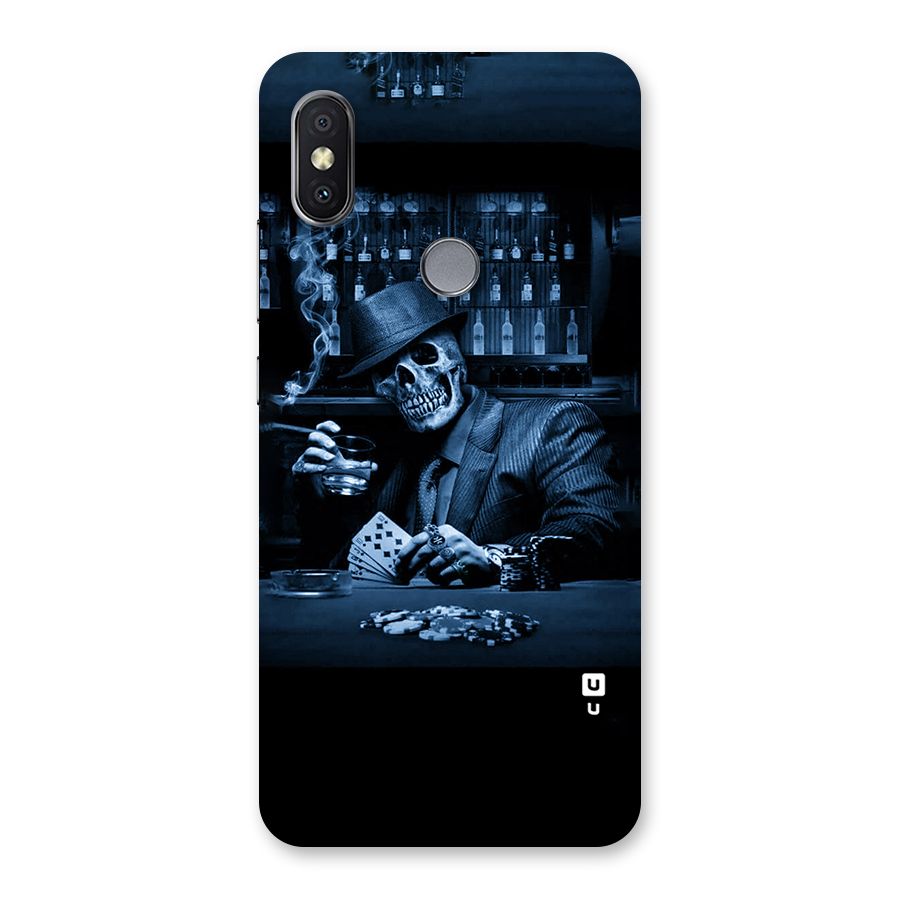Cool Skull Cards Back Case for Redmi Y2