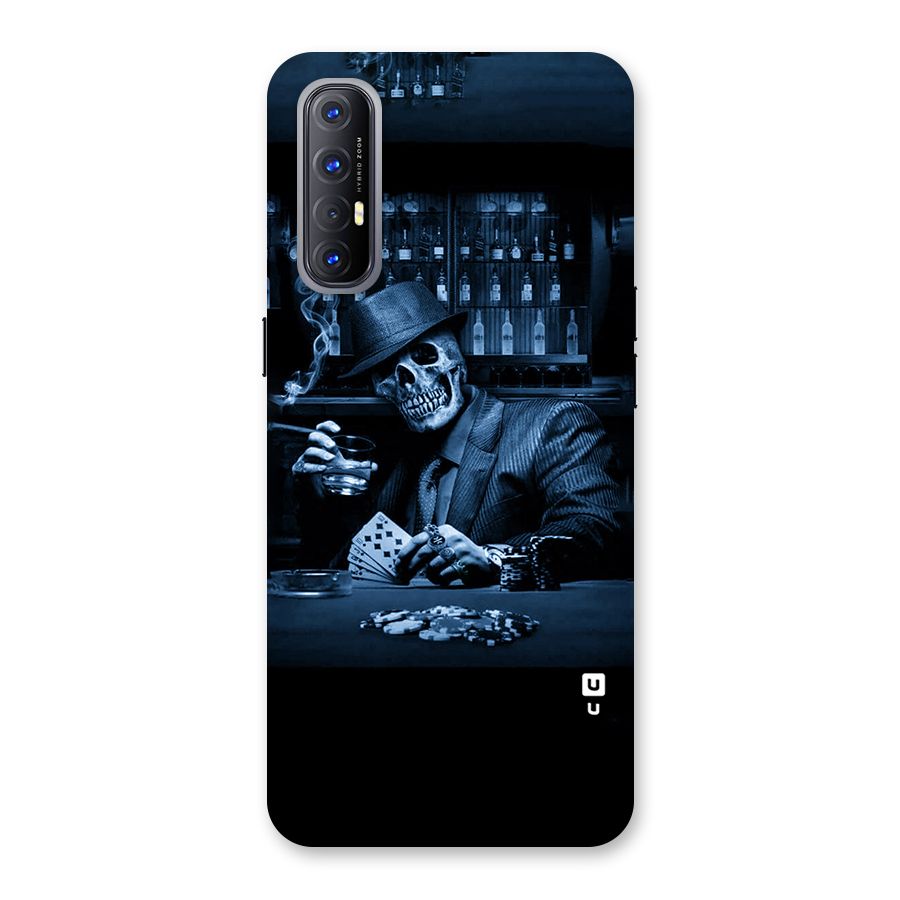 Cool Skull Cards Back Case for Reno3 Pro