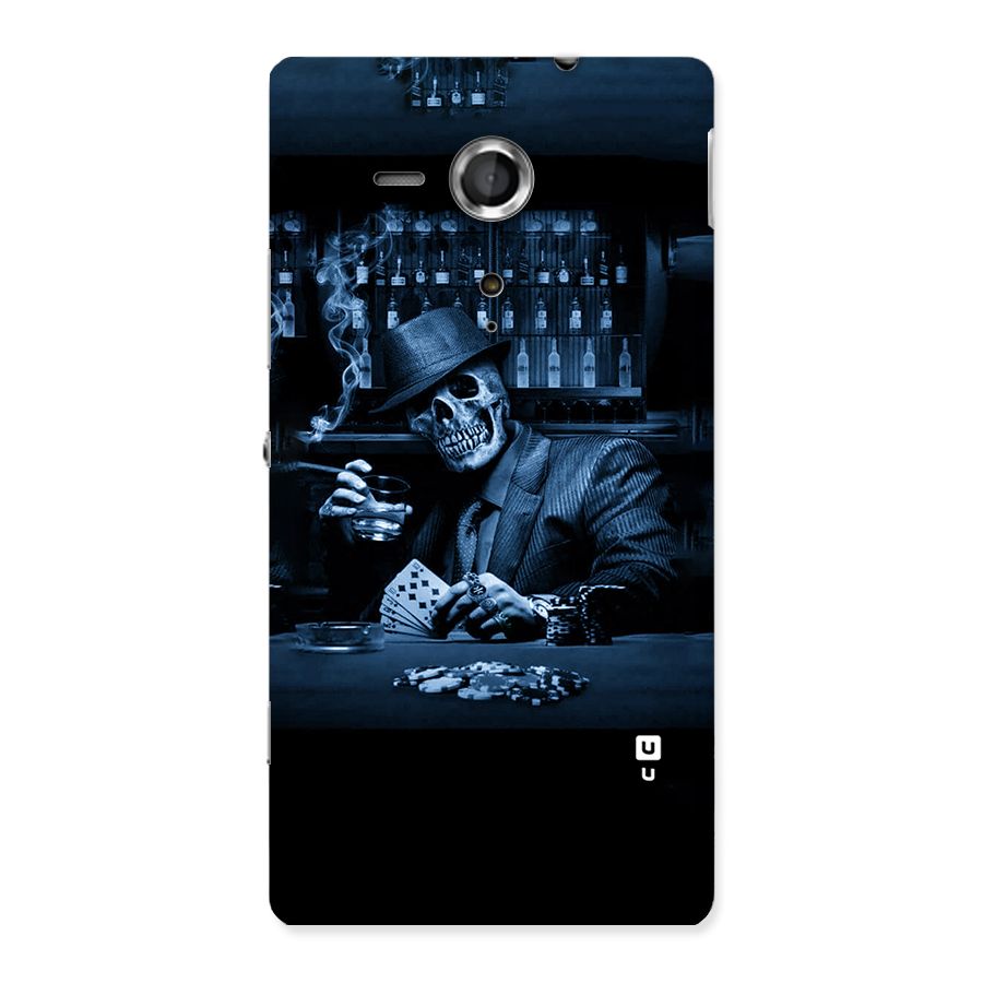Cool Skull Cards Back Case for Sony Xperia SP