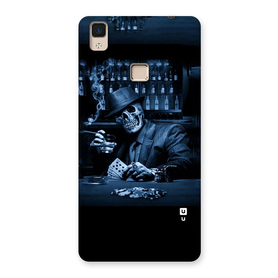 Cool Skull Cards Back Case for V3 Max