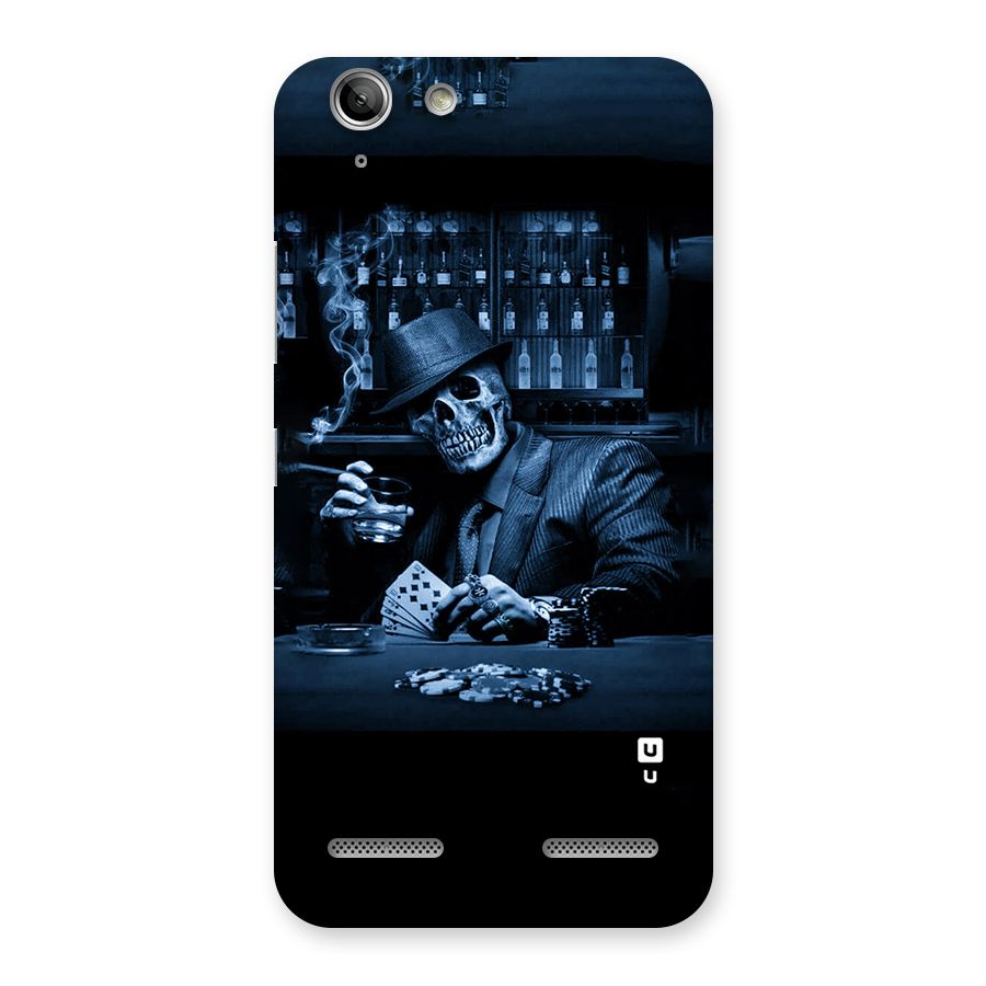 Cool Skull Cards Back Case for Vibe K5 Plus