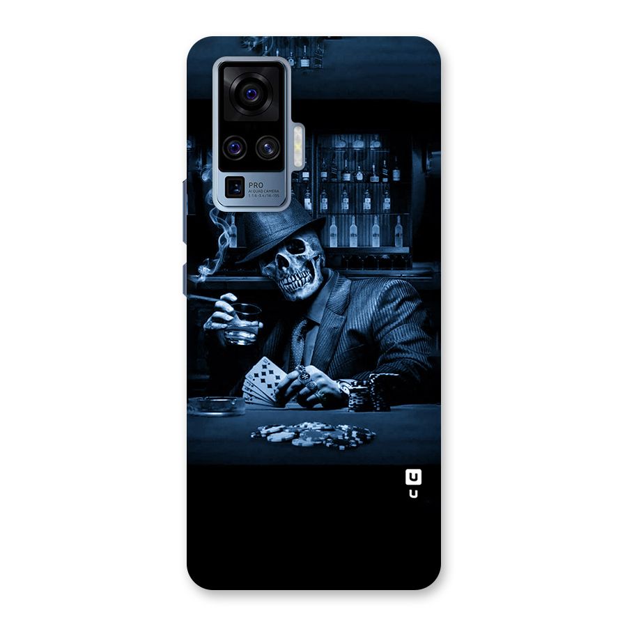 Cool Skull Cards Back Case for Vivo X50 Pro
