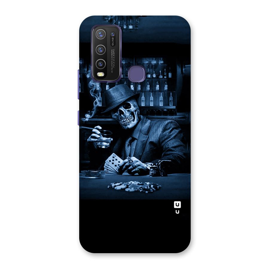 Cool Skull Cards Back Case for Vivo Y30