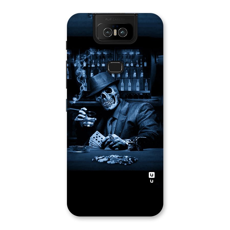 Cool Skull Cards Back Case for Zenfone 6z