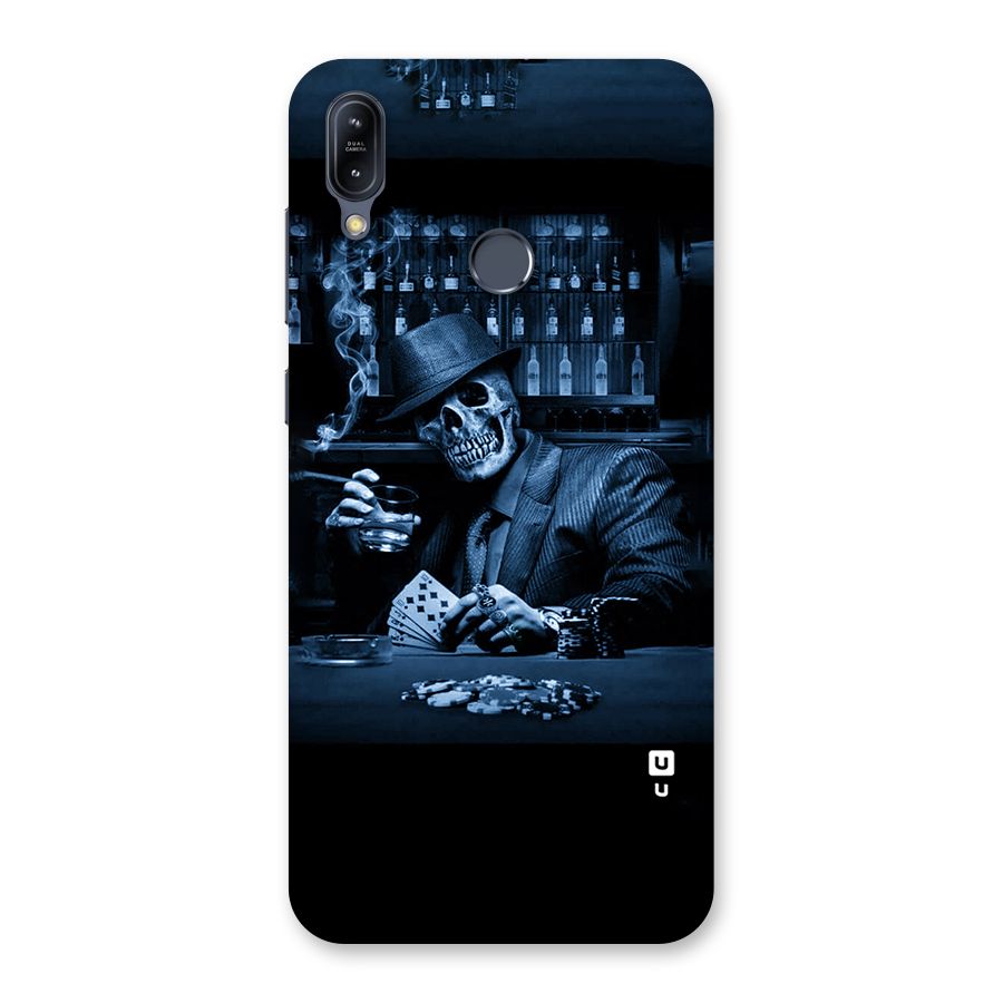 Cool Skull Cards Back Case for Zenfone Max M2