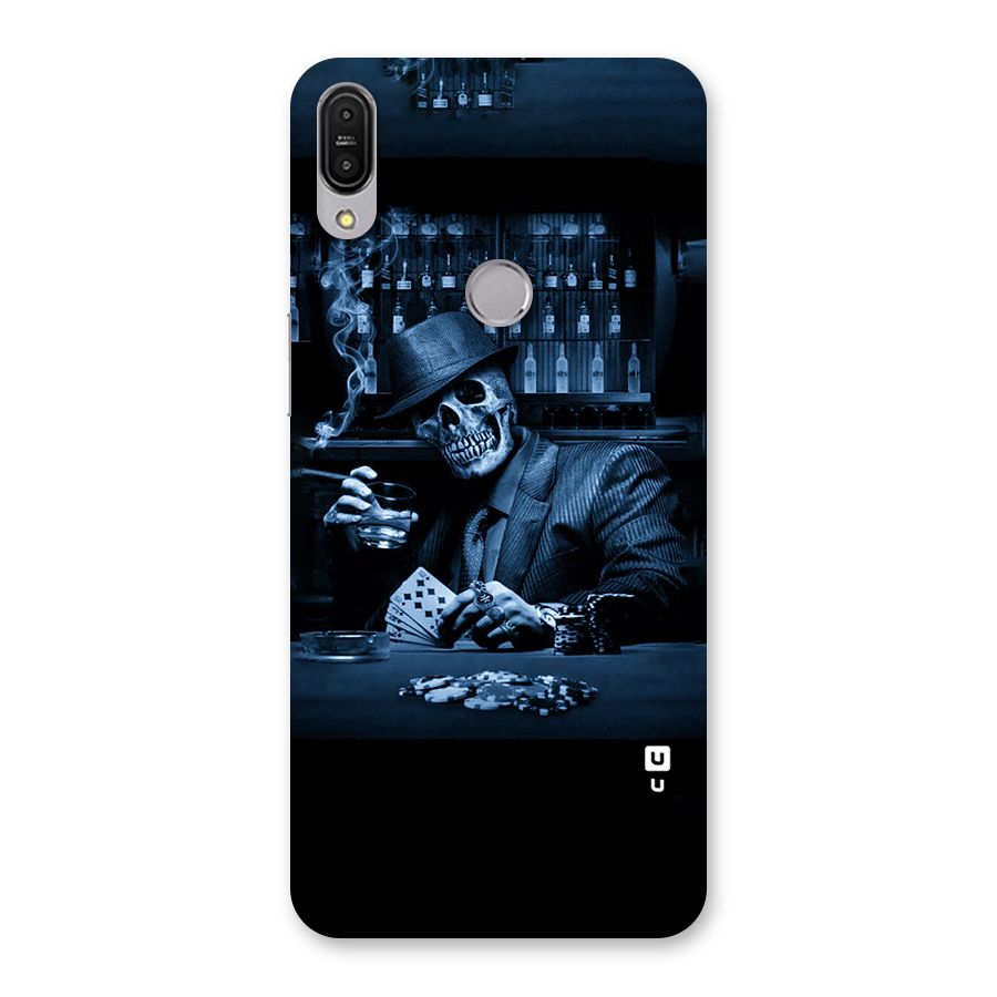 Cool Skull Cards Back Case for Zenfone Max Pro M1