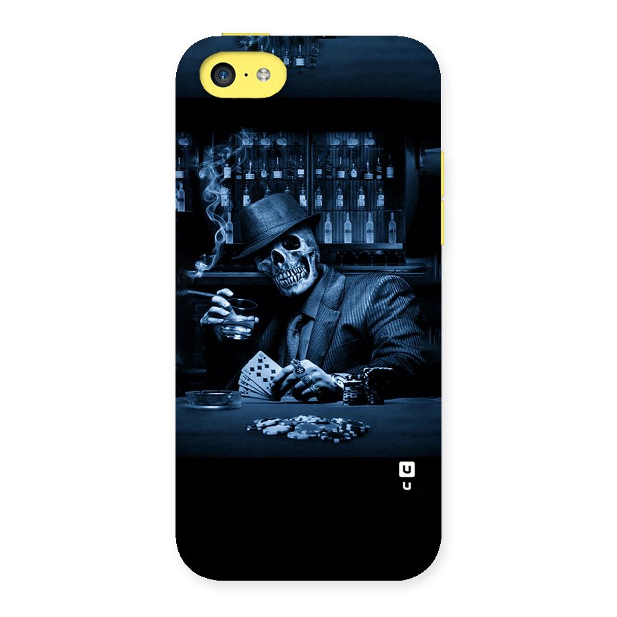 Cool Skull Cards Back Case for iPhone 5C