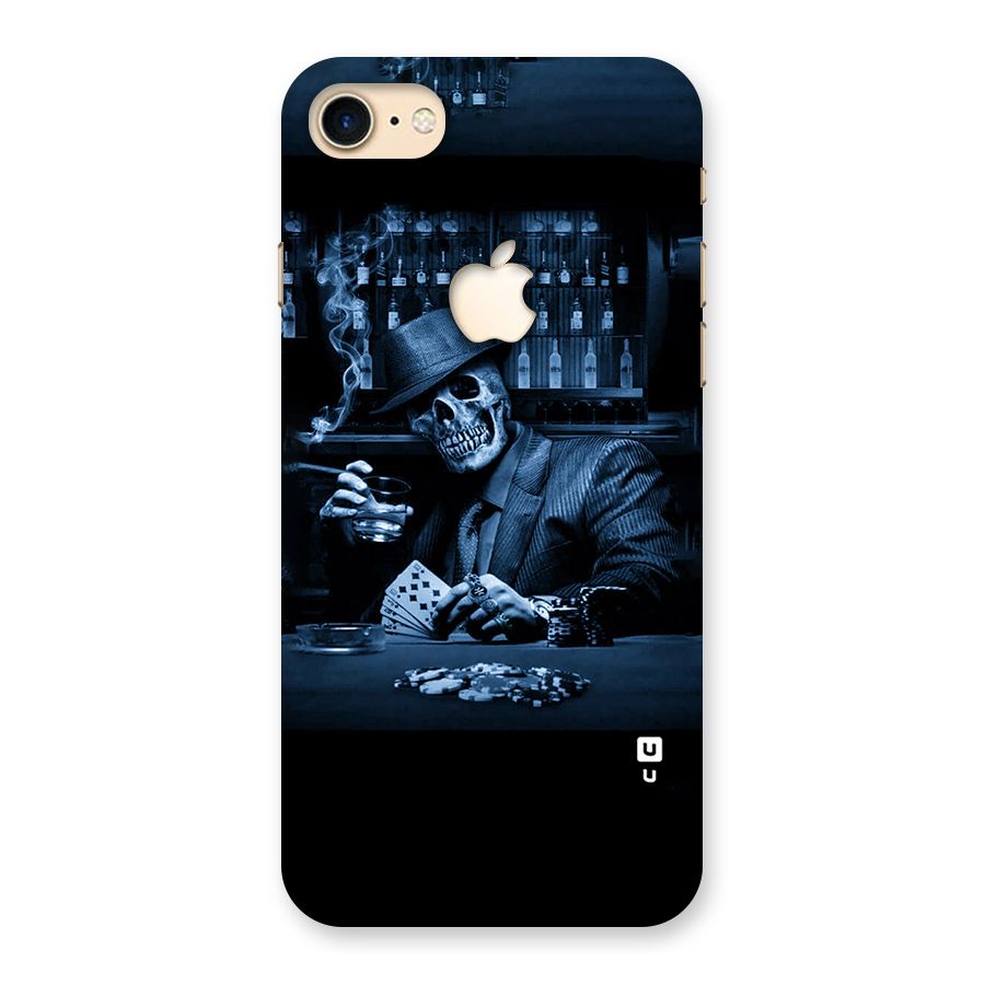Cool Skull Cards Back Case for iPhone 7 Apple Cut