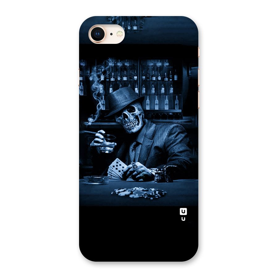 Cool Skull Cards Back Case for iPhone 8