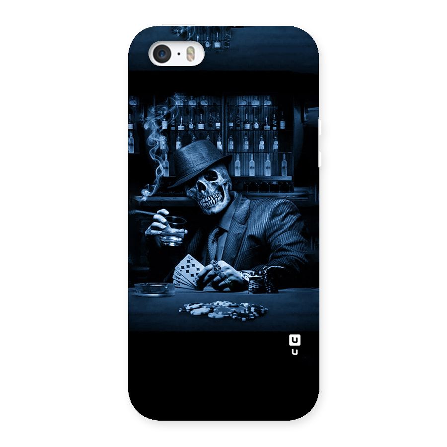 Cool Skull Cards Back Case for iPhone SE