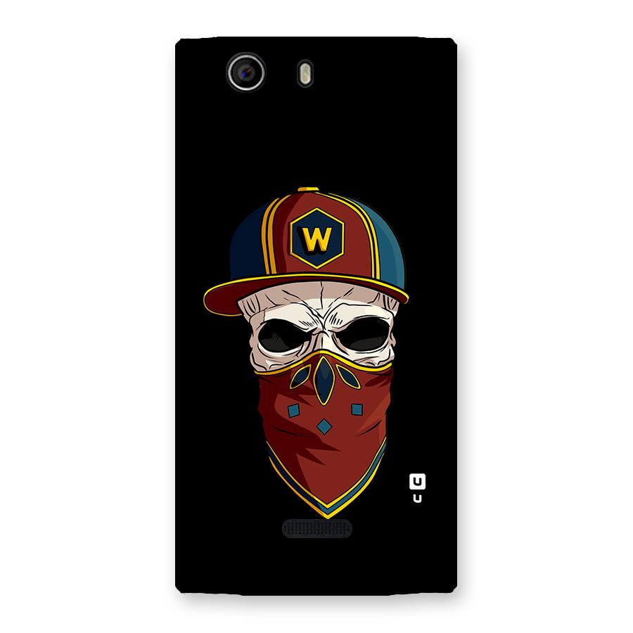 Cool Skull Mask Cap Back Case for Canvas Nitro 2 E311