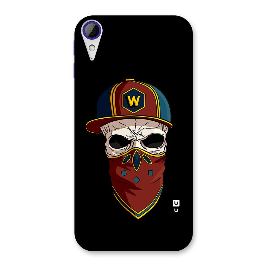 Cool Skull Mask Cap Back Case for Desire 830