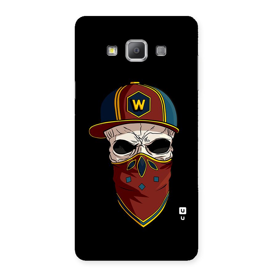 Cool Skull Mask Cap Back Case for Galaxy A7