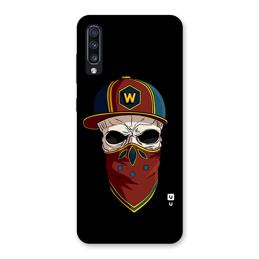 Cool Skull Mask Cap Back Case for Galaxy A70