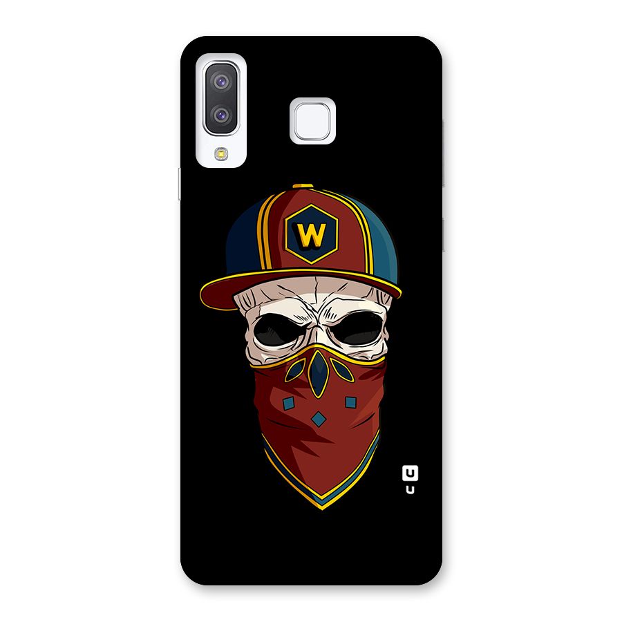 Cool Skull Mask Cap Back Case for Galaxy A8 Star