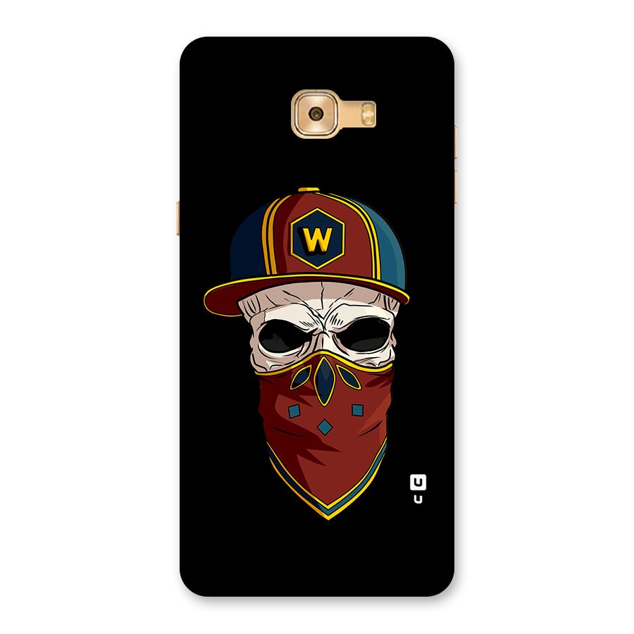 Cool Skull Mask Cap Back Case for Galaxy C9 Pro