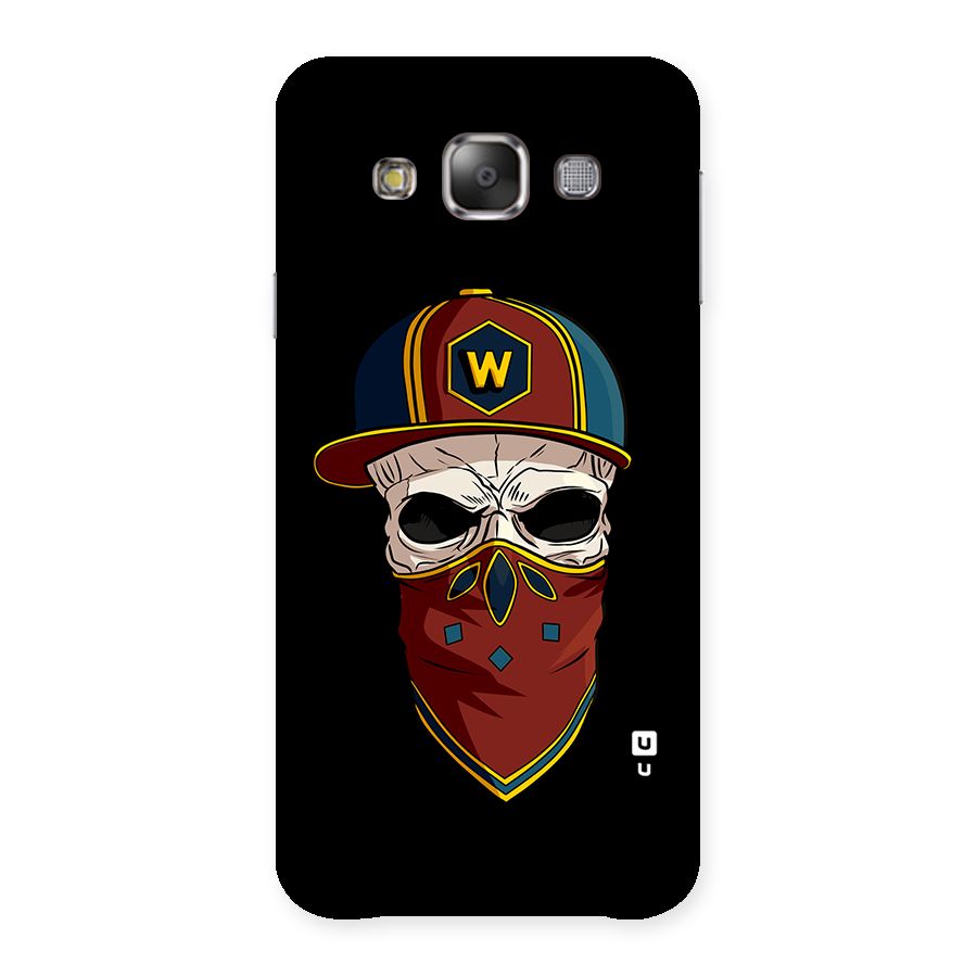 Cool Skull Mask Cap Back Case for Galaxy E7