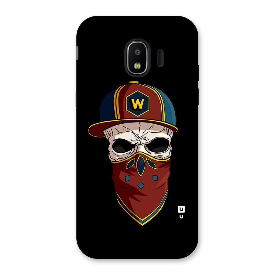 Cool Skull Mask Cap Back Case for Galaxy J2 Pro 2018