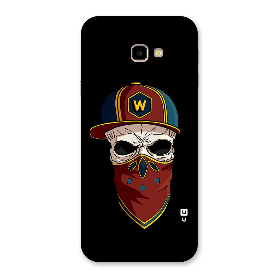 Cool Skull Mask Cap Back Case for Galaxy J4 Plus