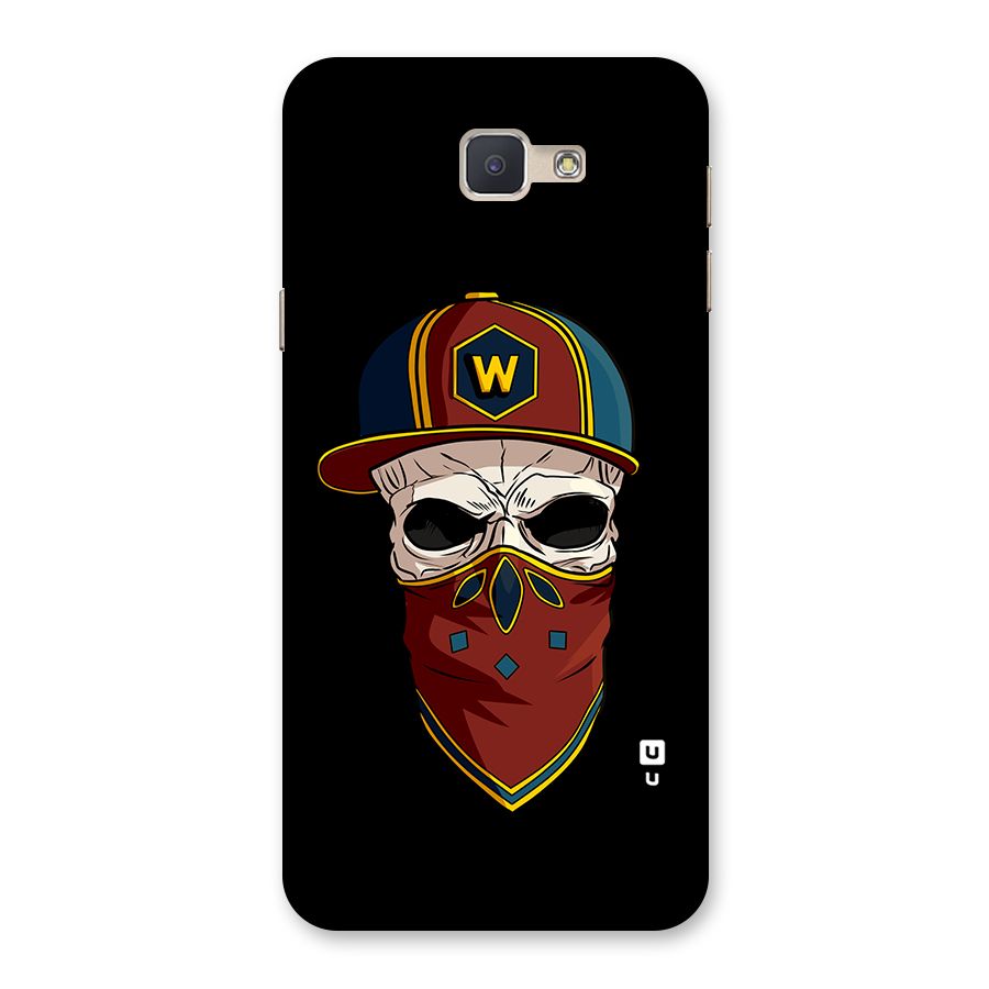 Cool Skull Mask Cap Back Case for Galaxy J5 Prime