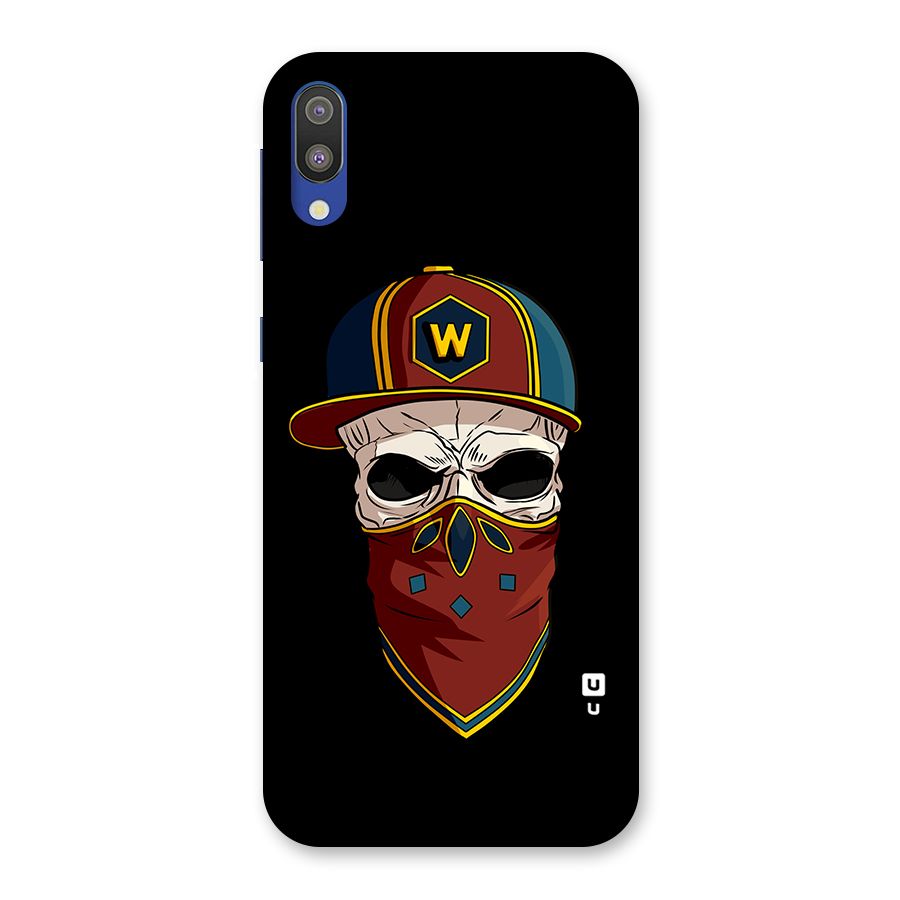 Cool Skull Mask Cap Back Case for Galaxy M10