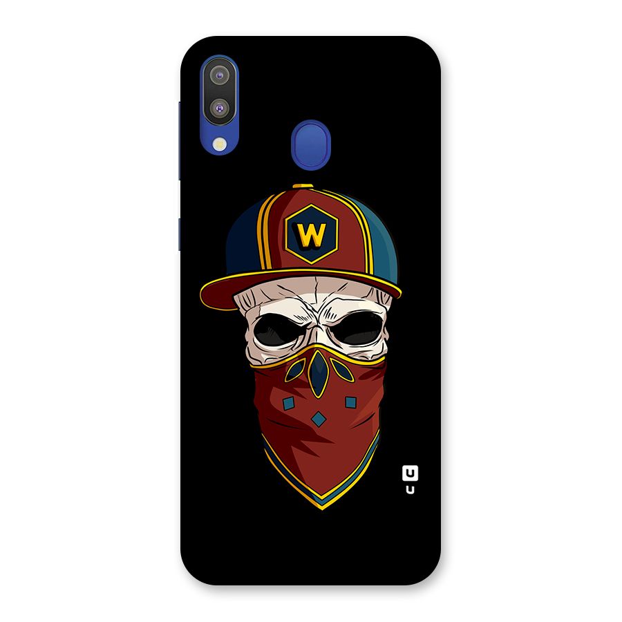 Cool Skull Mask Cap Back Case for Galaxy M20