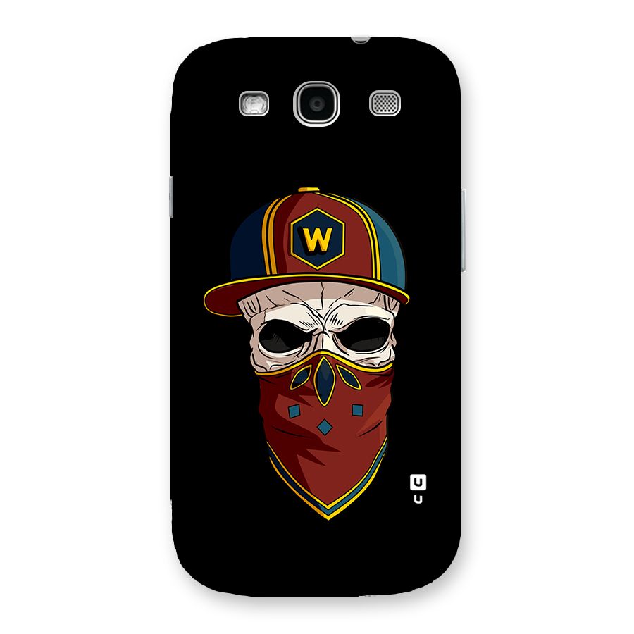 Cool Skull Mask Cap Back Case for Galaxy S3