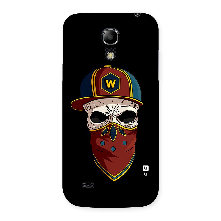 Cool Skull Mask Cap Back Case for Galaxy S4 Mini