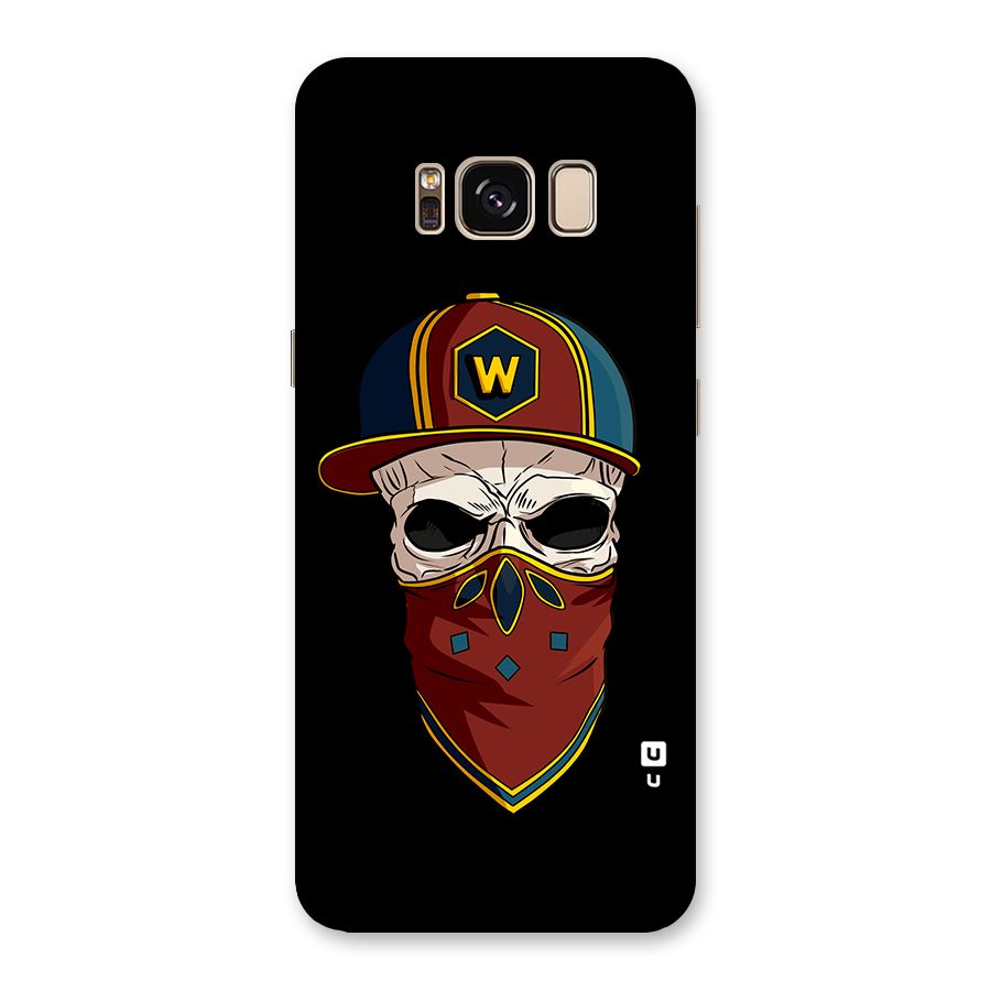 Cool Skull Mask Cap Back Case for Galaxy S8