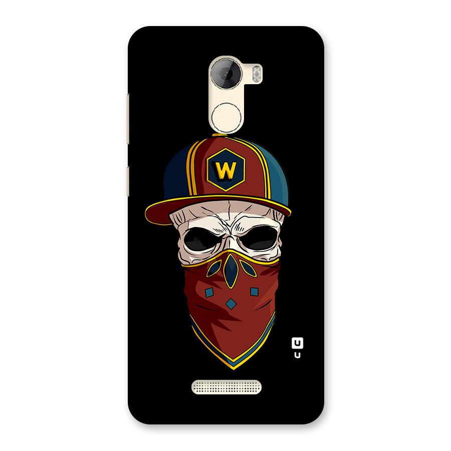 Cool Skull Mask Cap Back Case for Gionee A1 LIte
