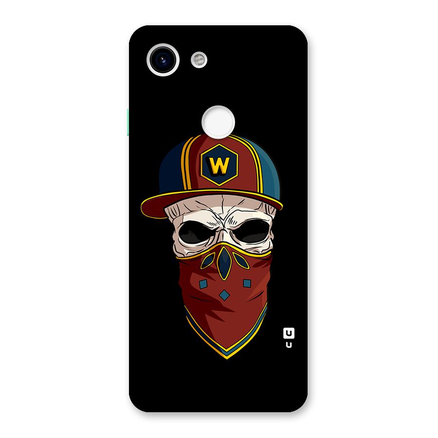 Cool Skull Mask Cap Back Case for Google Pixel 3