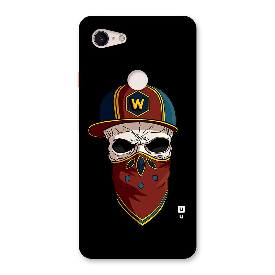 Cool Skull Mask Cap Back Case for Google Pixel 3 XL