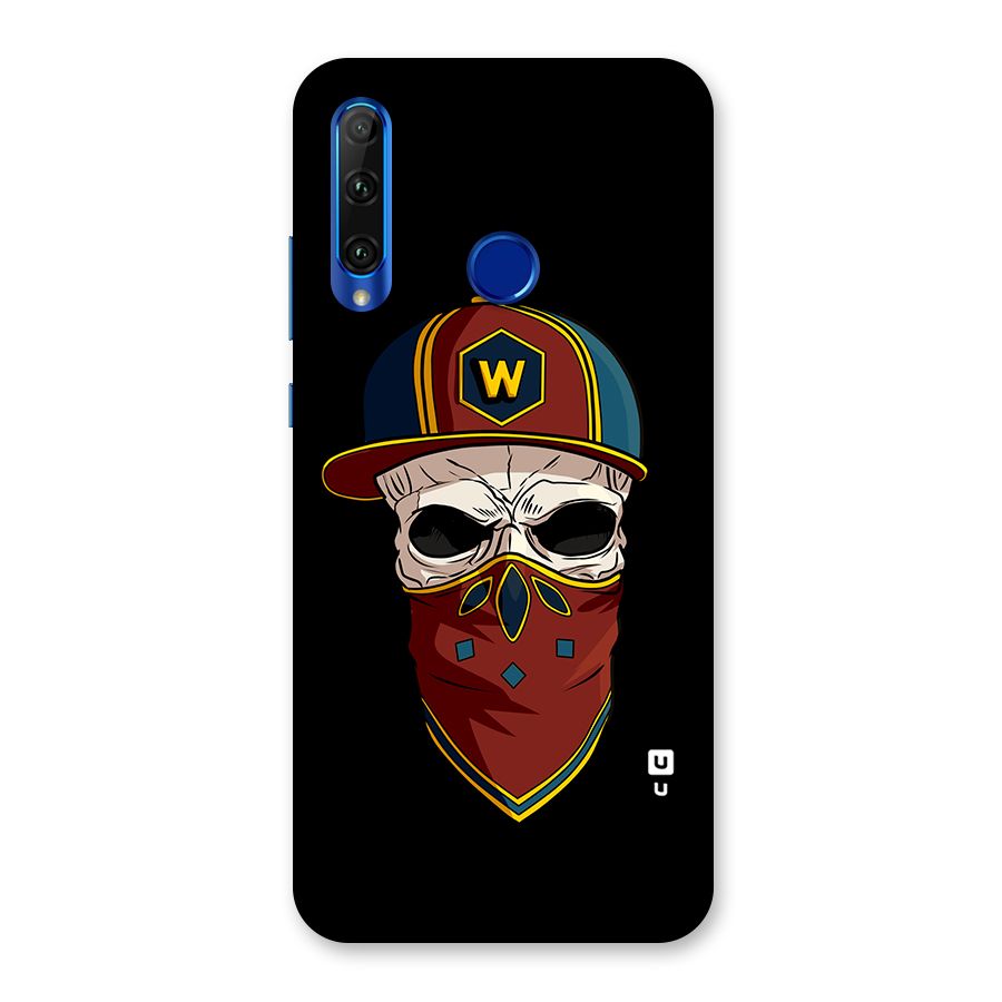 Cool Skull Mask Cap Back Case for Honor 20i