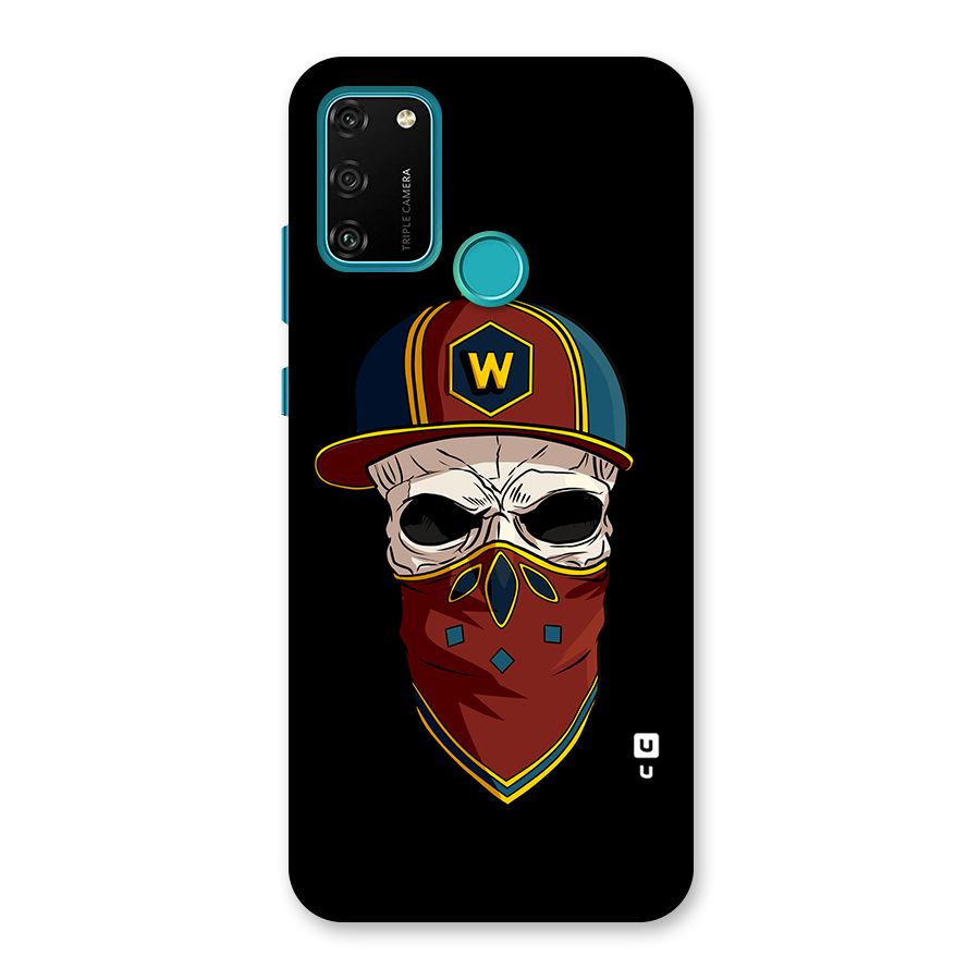 Cool Skull Mask Cap Back Case for Honor 9A