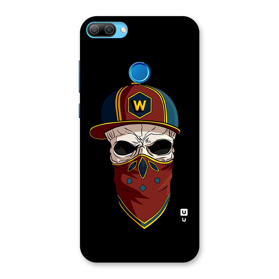 Cool Skull Mask Cap Back Case for Honor 9N