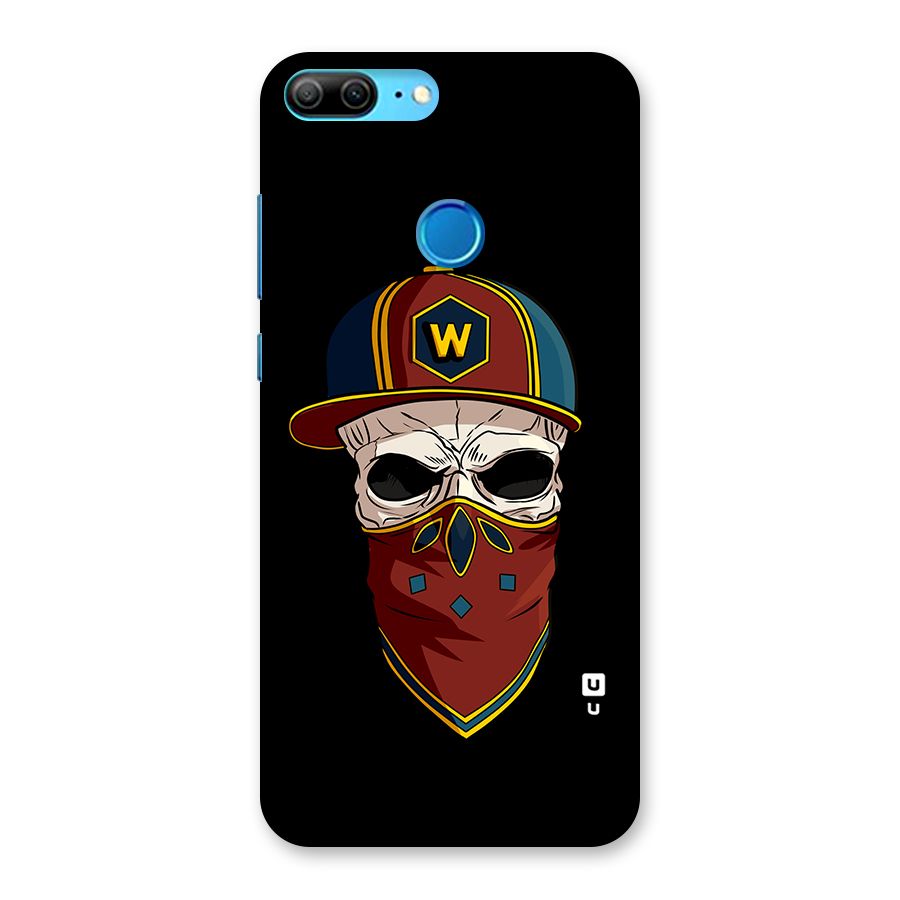 Cool Skull Mask Cap Back Case for Honor 9 Lite