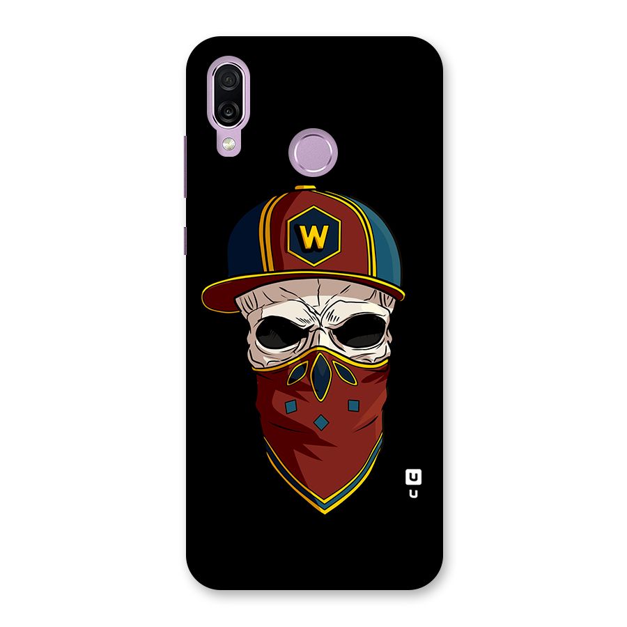 Cool Skull Mask Cap Back Case for Honor Play