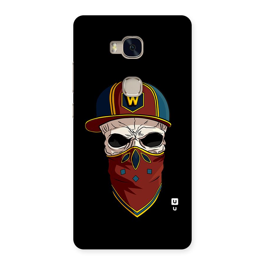 Cool Skull Mask Cap Back Case for Huawei Honor 5X