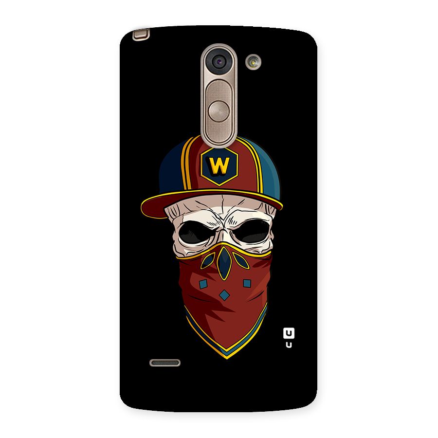 Cool Skull Mask Cap Back Case for LG G3 Stylus