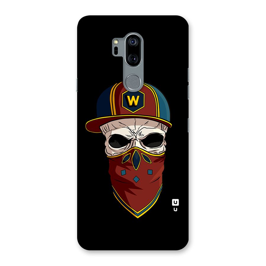 Cool Skull Mask Cap Back Case for LG G7