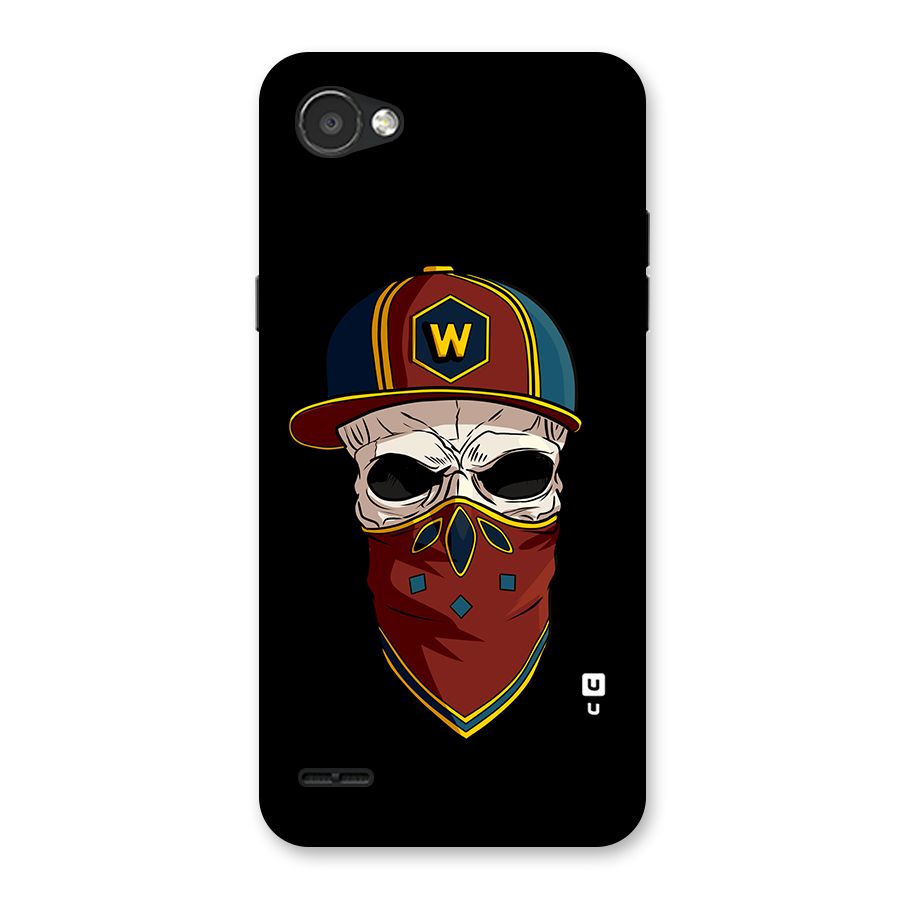 Cool Skull Mask Cap Back Case for LG Q6