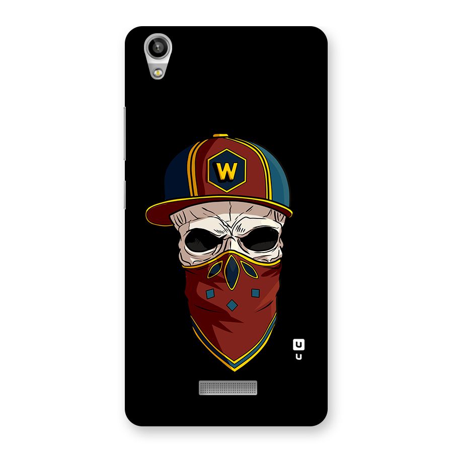 Cool Skull Mask Cap Back Case for Lava-Pixel-V1