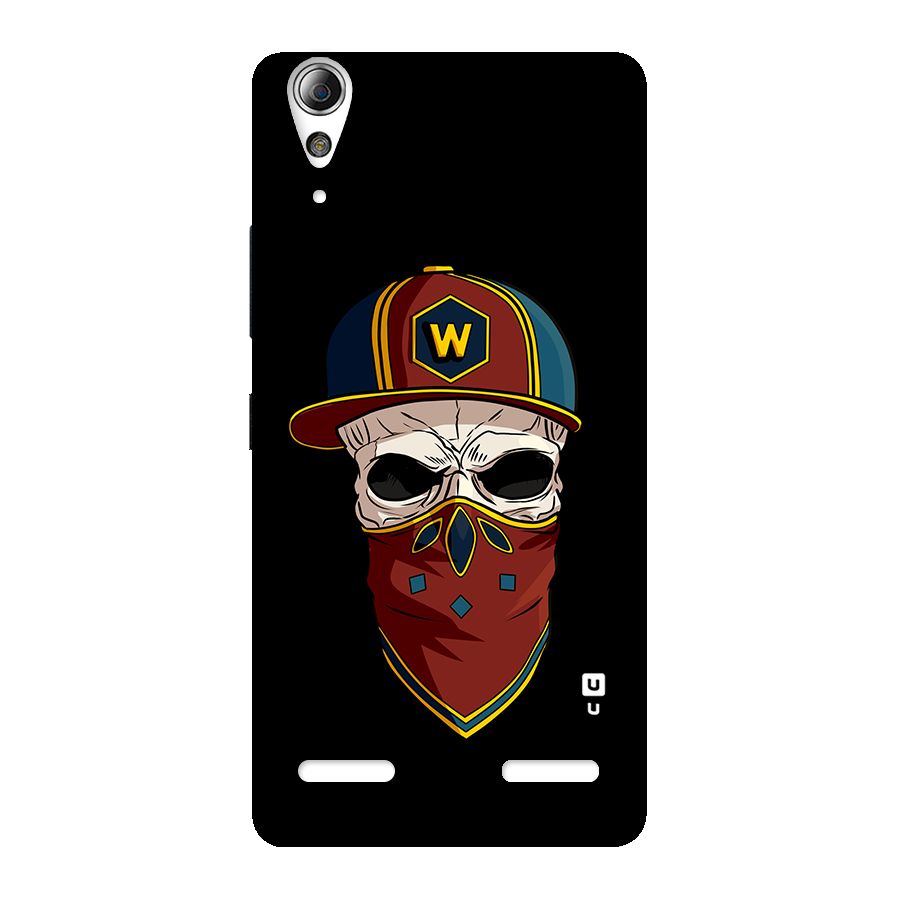 Cool Skull Mask Cap Back Case for Lenovo A6000 Plus