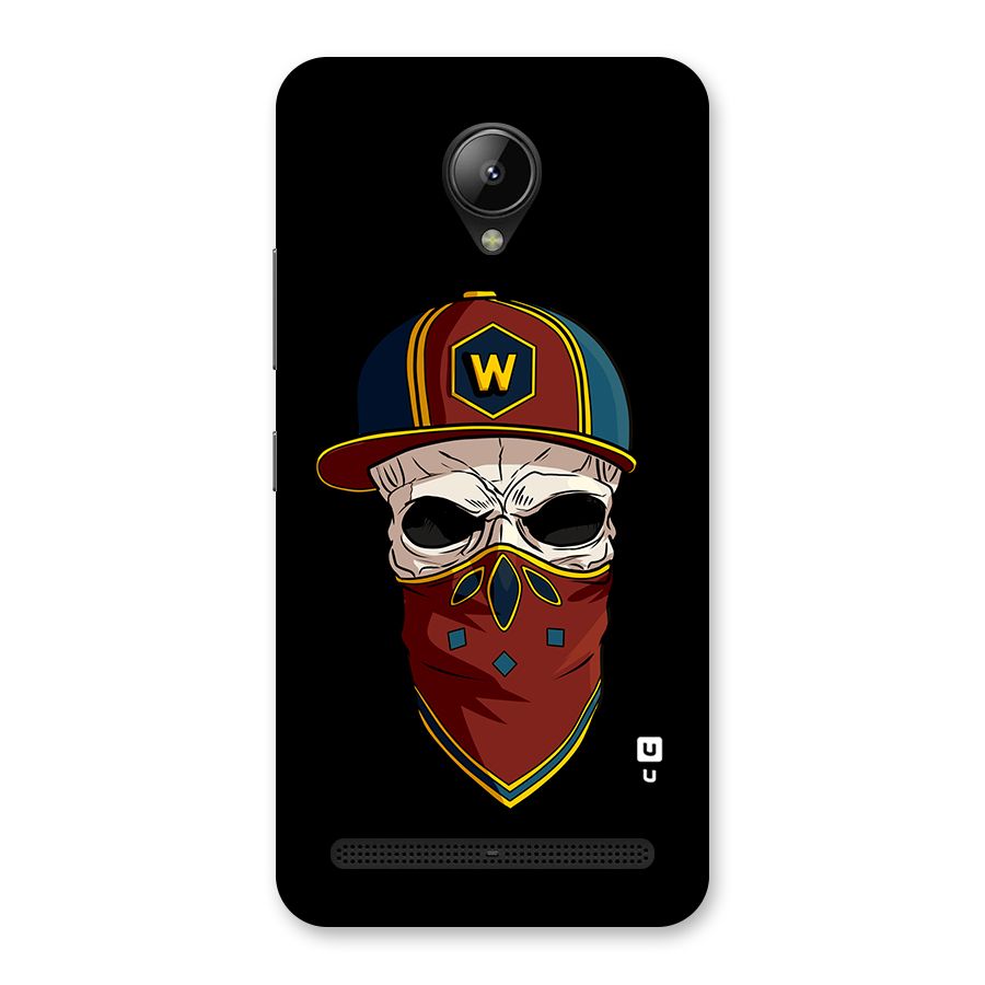 Cool Skull Mask Cap Back Case for Lenovo C2