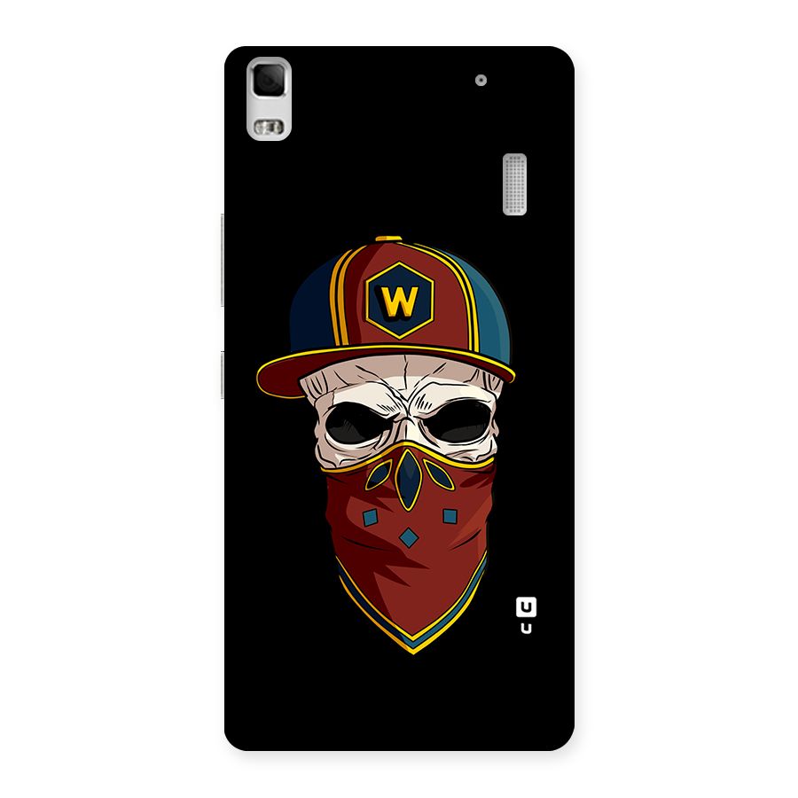 Cool Skull Mask Cap Back Case for Lenovo K3 Note