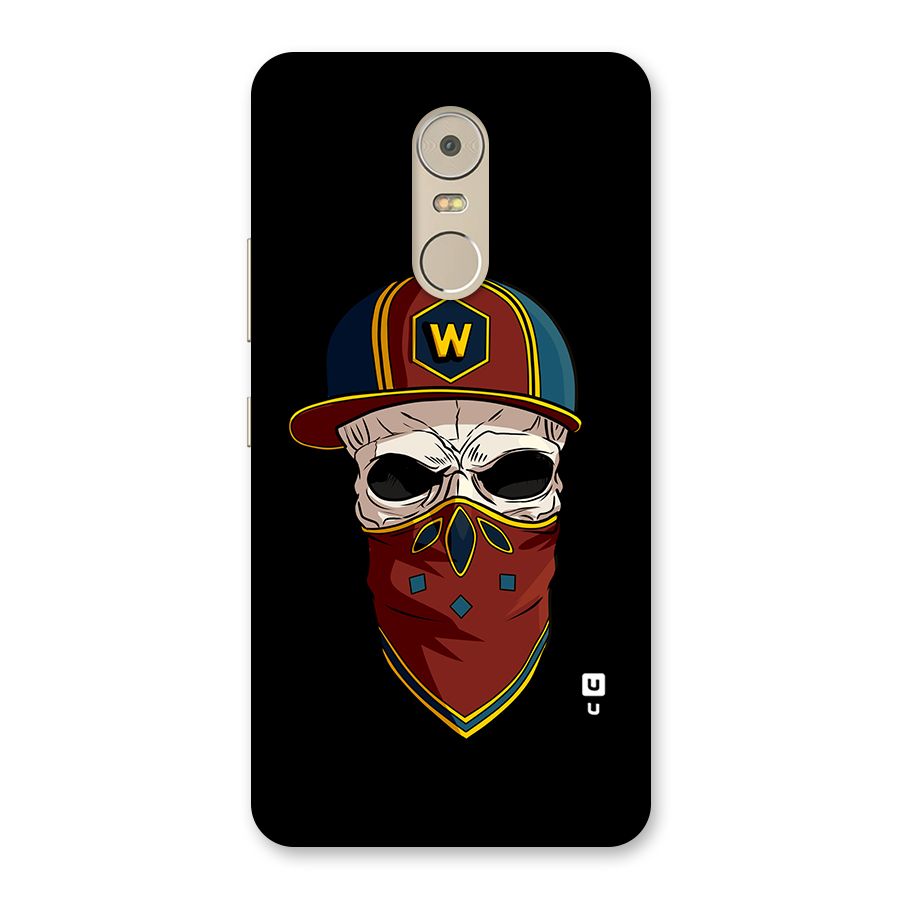 Cool Skull Mask Cap Back Case for Lenovo K6 Note